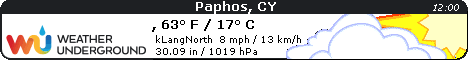 Click for Paphos, Cyprus Forecast